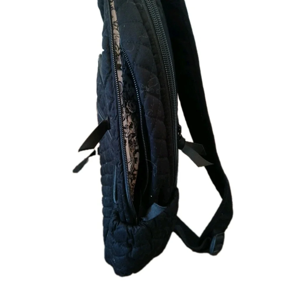 Vera Bradley Campus Backpack‎ Monogram M Black